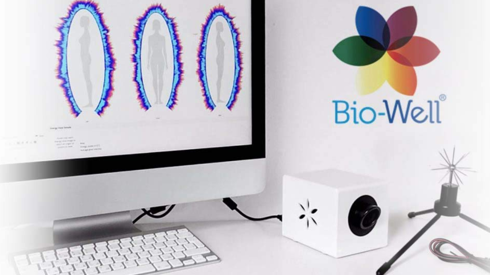 Sistema Bio-Well para leitura bioenergética corporal
